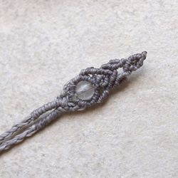 フローライトマクラメネックレスmac445天然石エスニックアジアンエキゾチック金属アレルギーフリーのアクセサリー 7枚目の画像