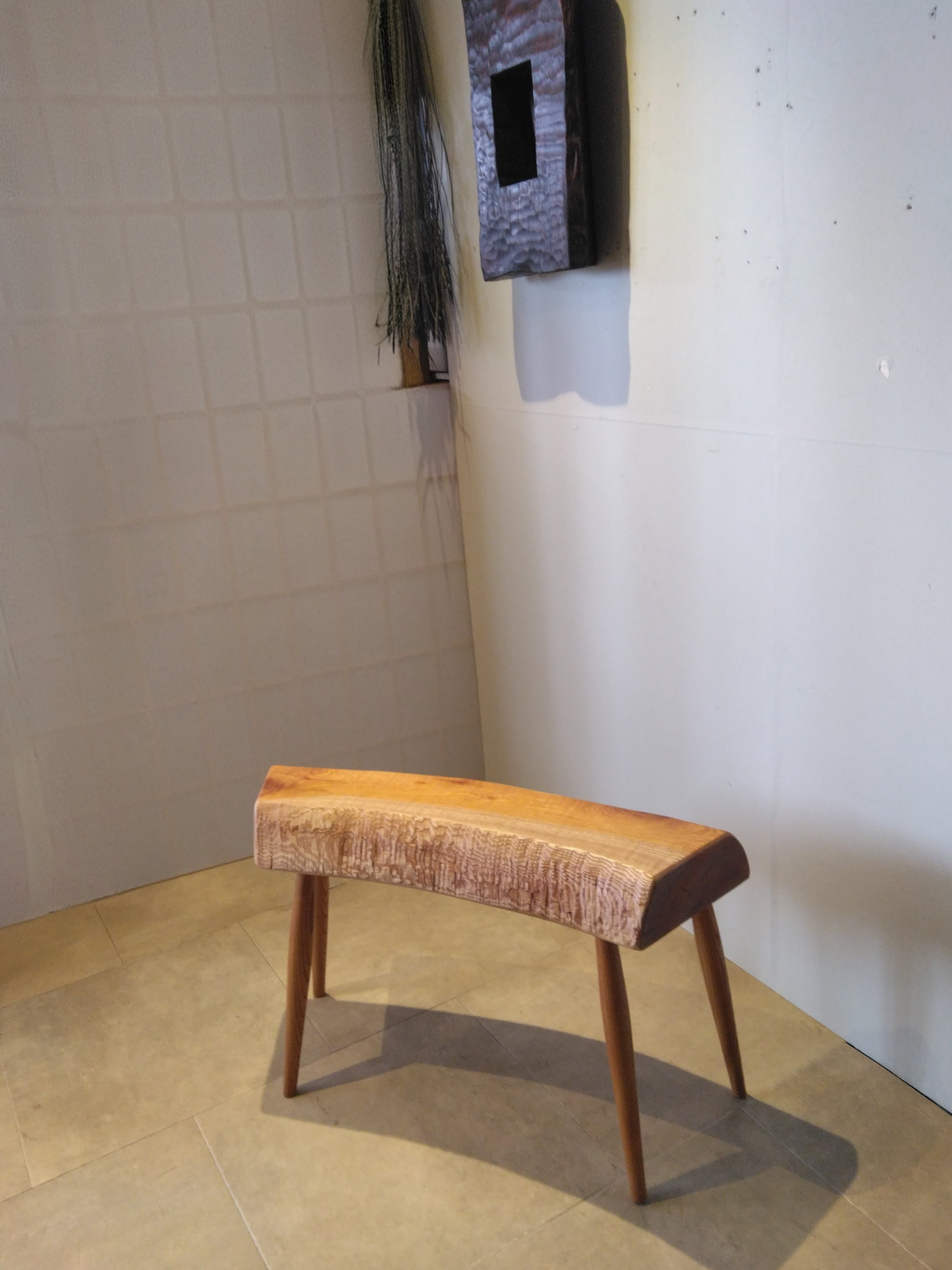 自然木のベンチ ⑤     スツール・サイドテーブル・ディスプレイ