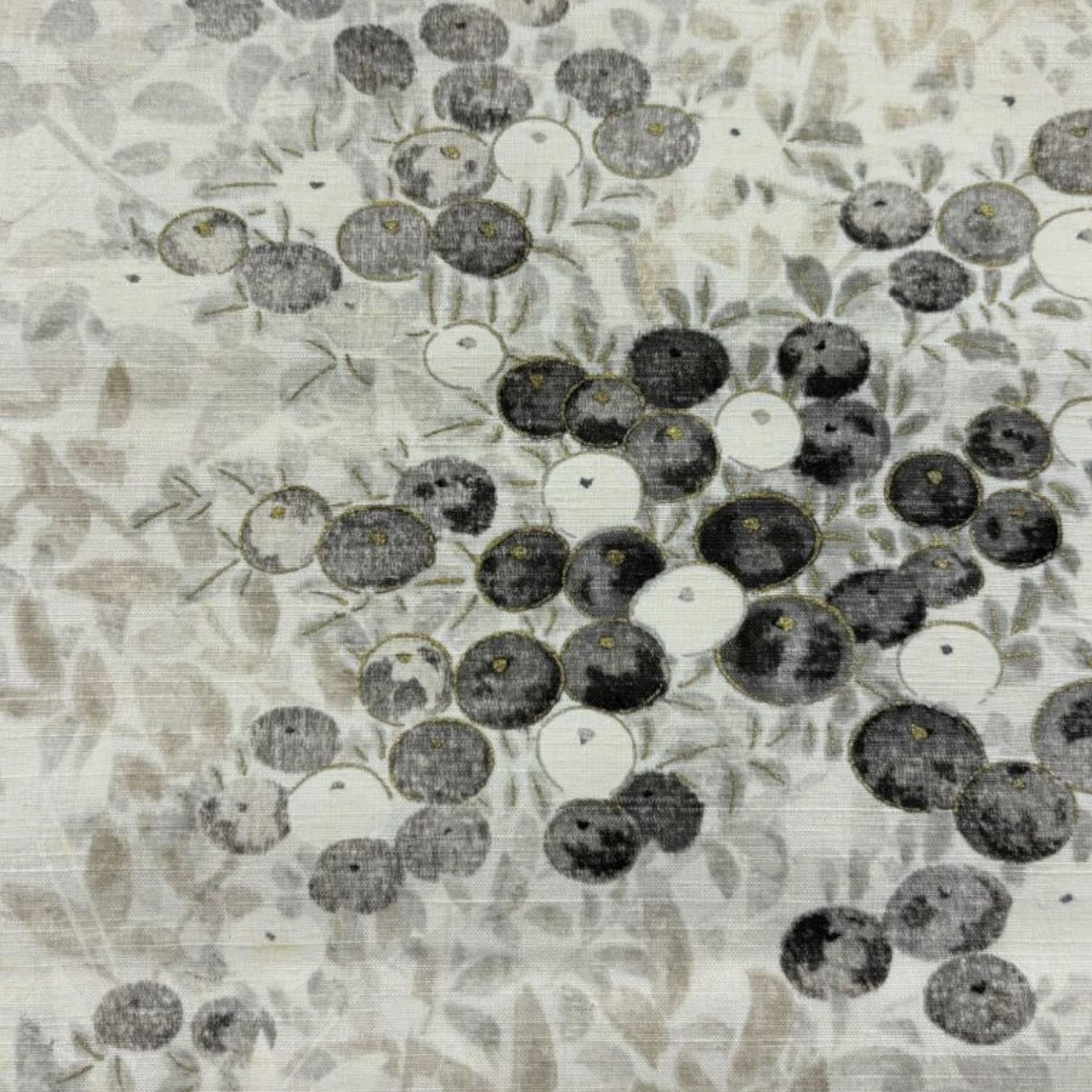 *着物反物*　小紋万寿菊と大島紬　大人の兵児帯　465cm