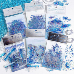 海外 マスキングテープ PET 6種 斑駁 英字 背景 マステ 絵跡 まとめ