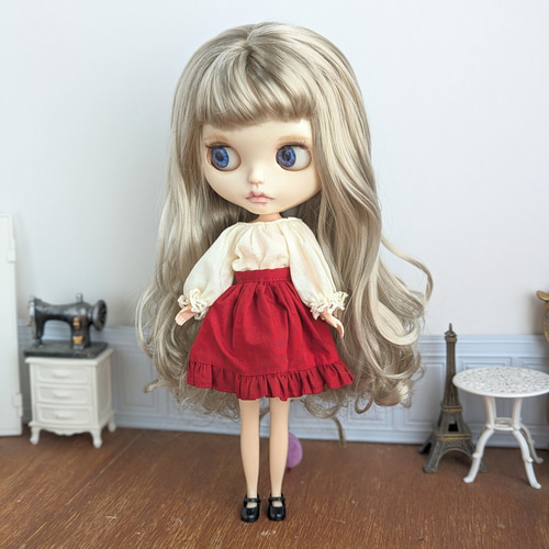 1512※アイボリーのラグランスリーブカットソー※ブライスアウトフィット