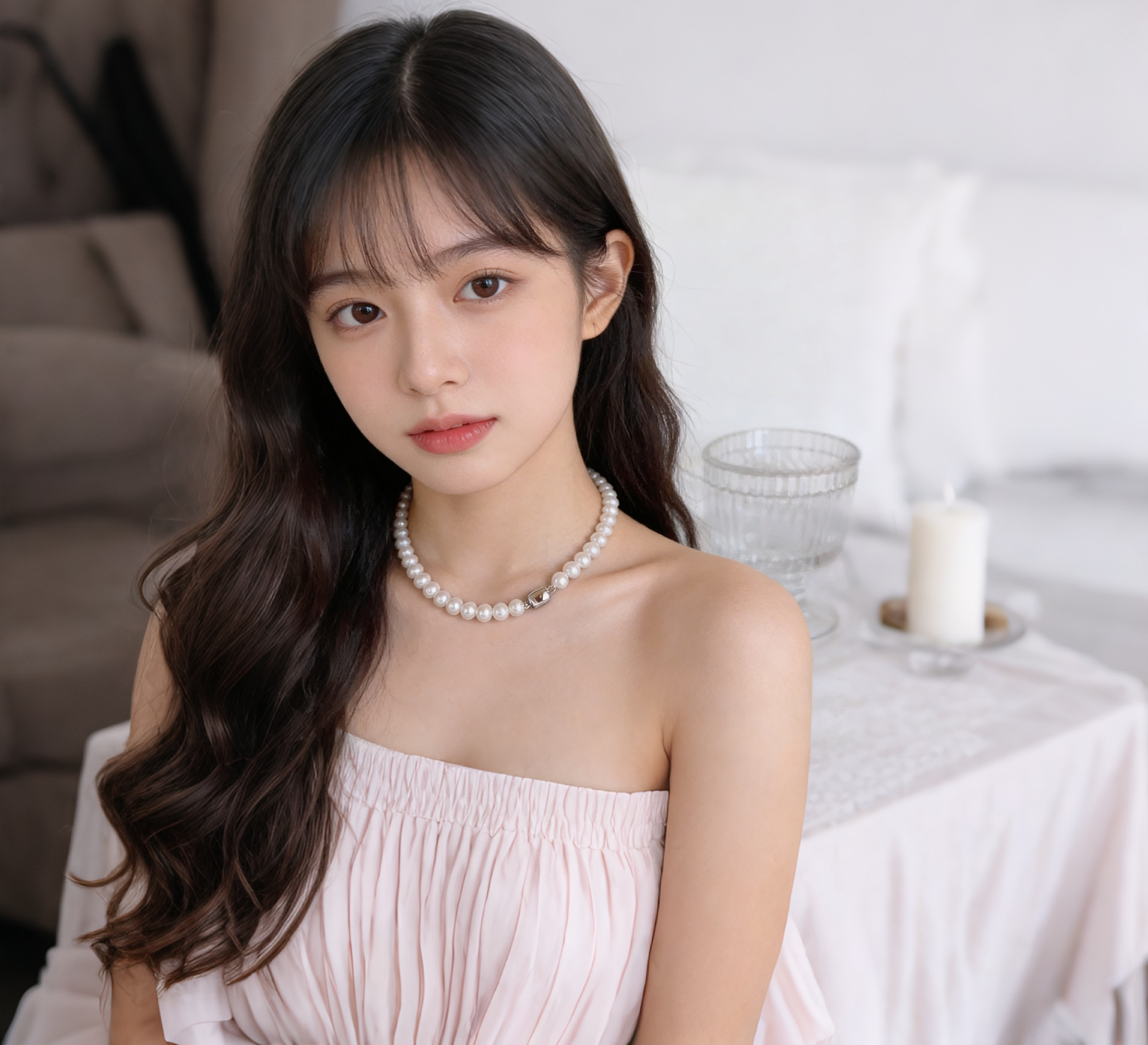 あなたにぴったりのパールはどうやって見つける？アコヤオーストラリアホワイトパールの上品な鎖骨ネックレス、女神必携！