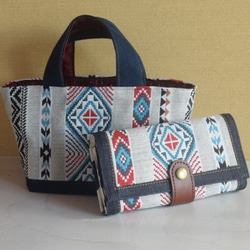 sold ont)デニムリメイク＊フリル＊長財布＊ジーンズリメイク 長財布