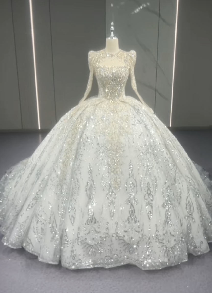 お買い得　シルバー　キラキラスカート　フレア　取り外し可能トップス　トレーンラメ入り　チューブトップ２waysブライダル