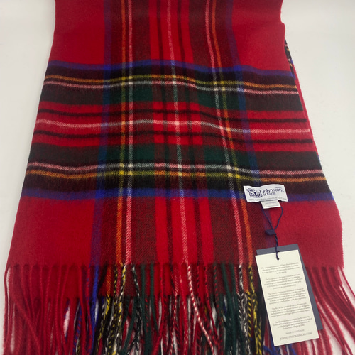 JOHNSTONS ジョンストンズ マフラー 大判タータンチェックストール