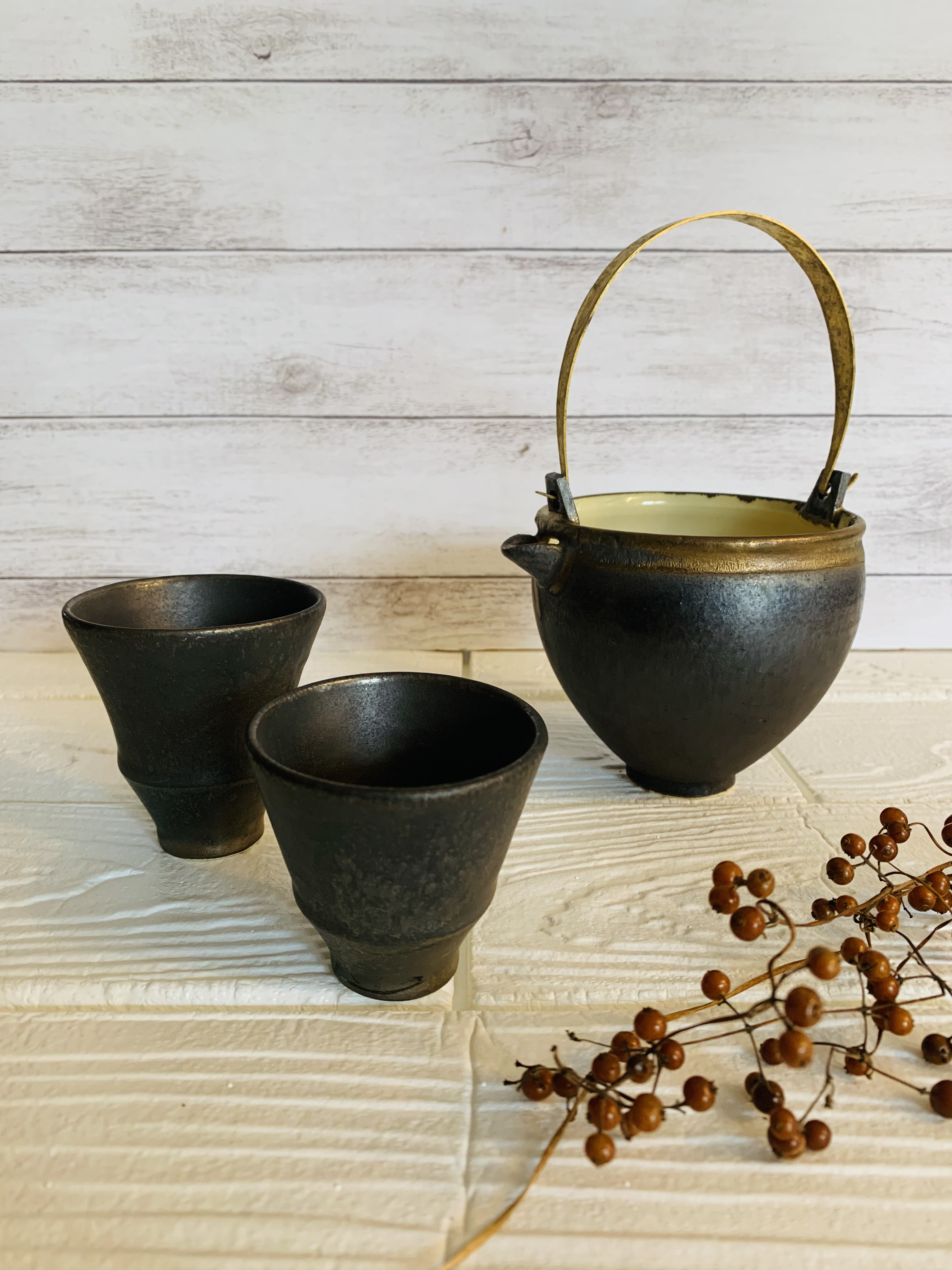 モノトーンおしゃれ酒器セット