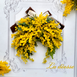 飛翔の年を迎える金彩鶴のしめ縄飾り｜和モダンお正月飾り〈迎春