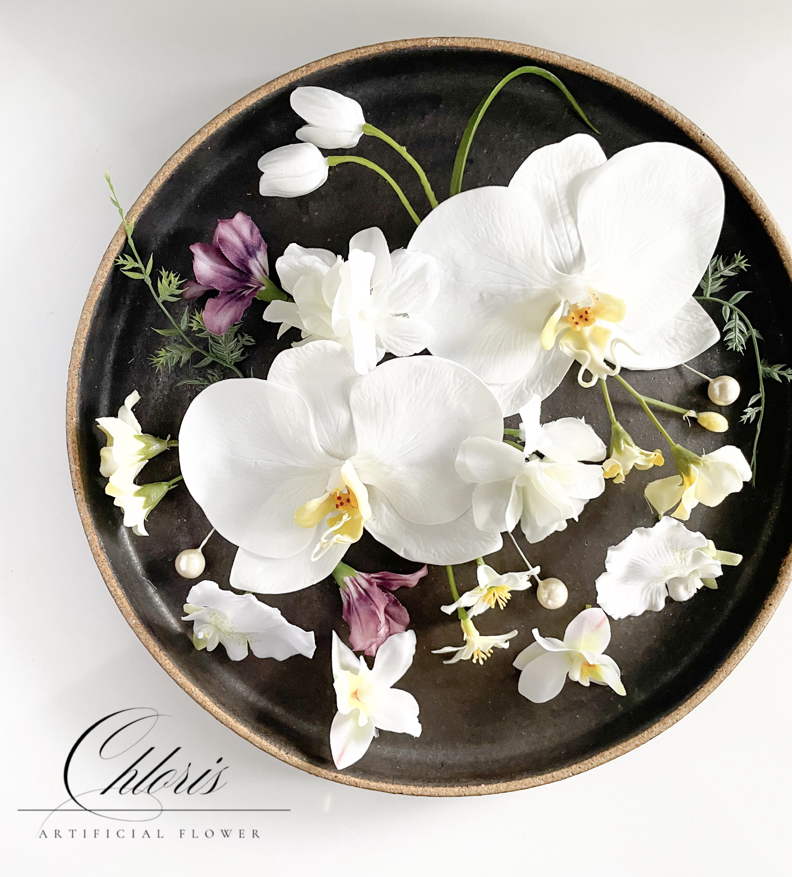 Creamy white Eclat   ヘッドパーツ　ヘアドレス　髪飾り　ウェディング　前撮り　卒業式　成人式