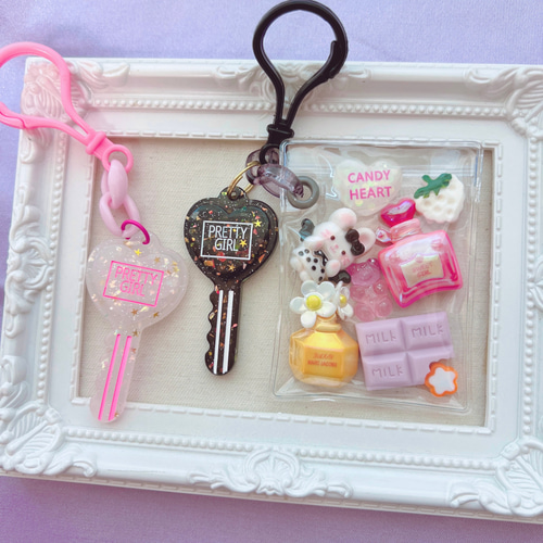 ♥選べる♥ 袋サイズ6×8cm キャンディバッグ キーホルダー 推し活