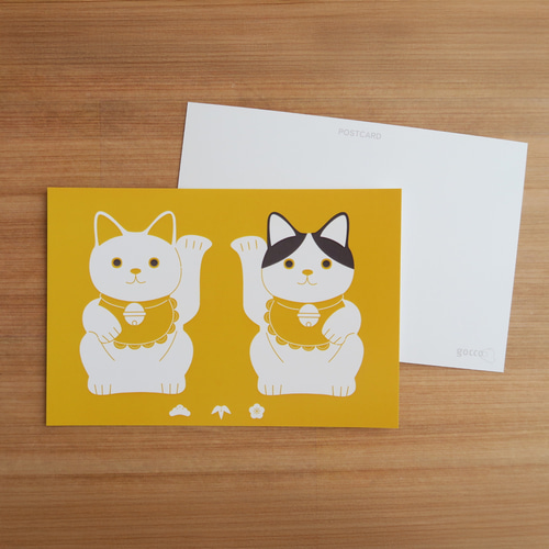 招き猫 ポストカード2枚セット ポストカード gocco 通販 20371863
