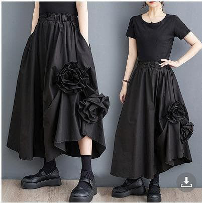 【ラス１】大きいサイズ レディース スカート　花柄　ロング　 新品