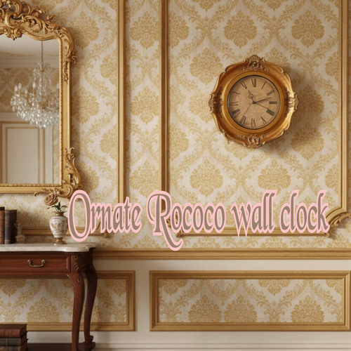 フレンチアンティーク調 壁掛け時計 GL №.2 ウォールクロック 店舗什器