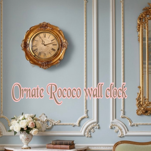 フレンチアンティーク調 壁掛け時計 GL №.1 ウォールクロック 店舗什器