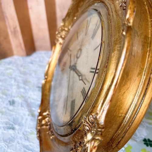 フレンチアンティーク調 壁掛け時計 GL №.1 ウォールクロック 店舗什器