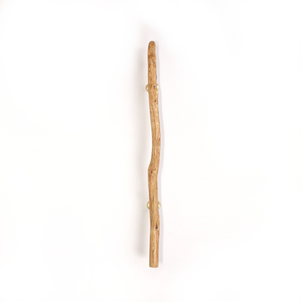 【温泉流木】なめらか形状と大胆模様の柿渋流木ドアハンドル・手すり 木製 自然木 流木インテリア