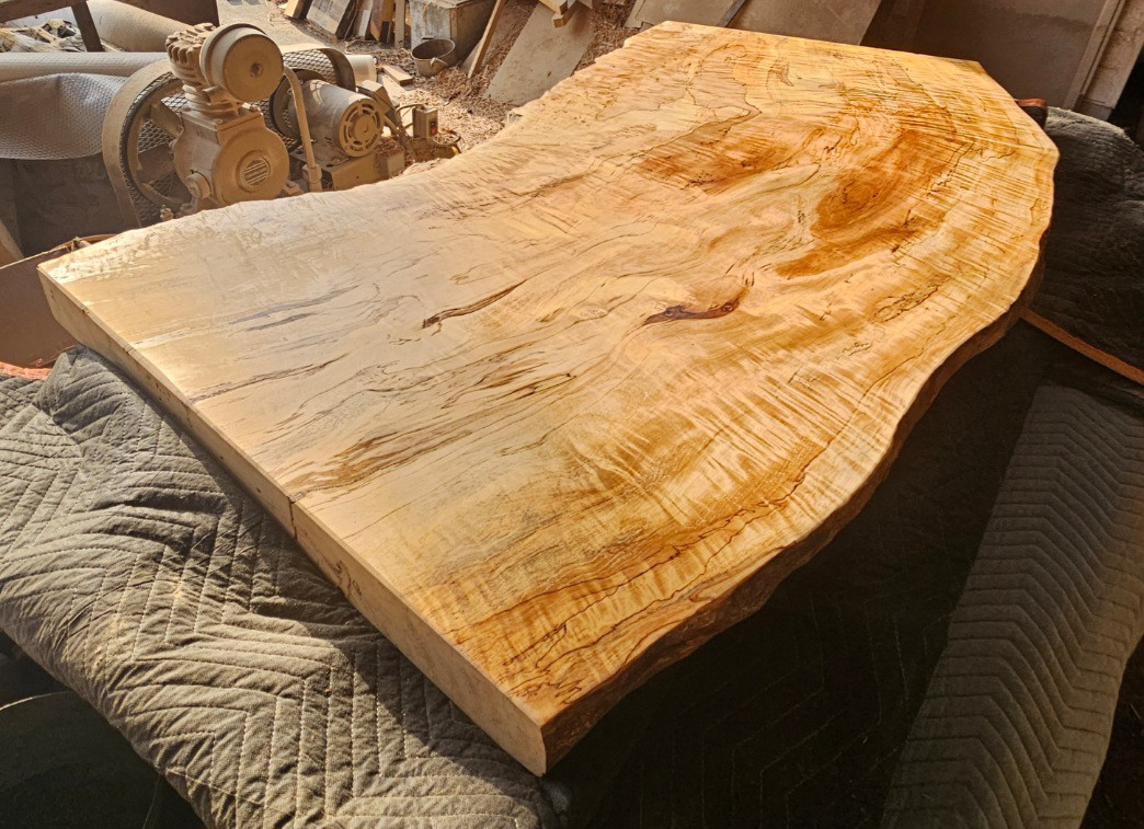 最終値下げ　栃　ダイニング　テーブル　最高級　杢　座卓　リビング　カウンター