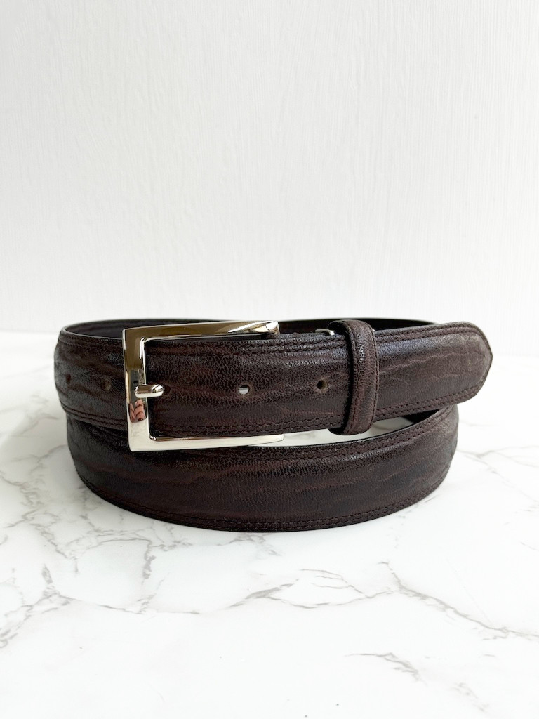 日本製　アザラシ　SEAL　３０㎜巾　ベルト　フリーサイズ　エキゾチックレザー