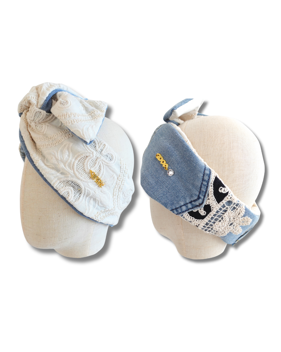Upcycle Denim Mix Laceアップサイクルデニム ミックス レース