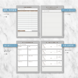 イベント・マルシェ 出展準備&売上管理テンプレート/ event_log ★ ダウンロード【デジタルノート 印刷可】 3枚目の画像