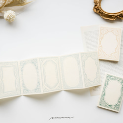 コラージュ風デザインペーパー 40枚 flower notes [AX411] その他雑貨