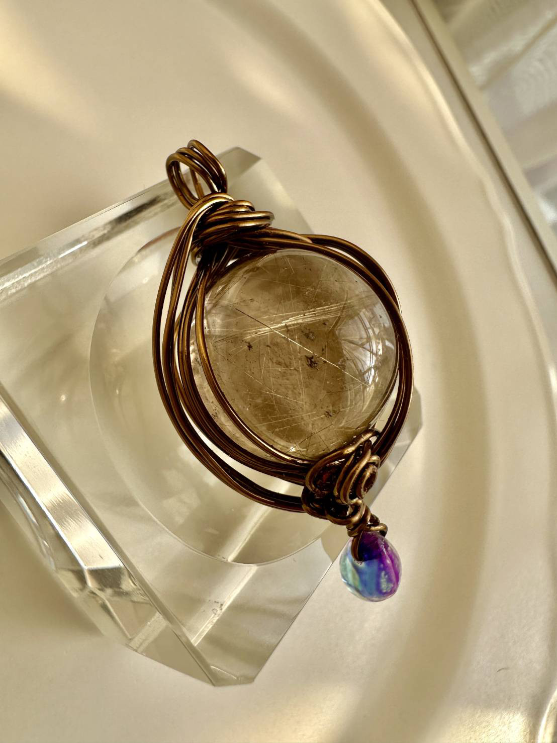 【Coco Angeシリーズ】守護と安定のエネルギー 強い防御力  天然石エナジーペンダントトップ