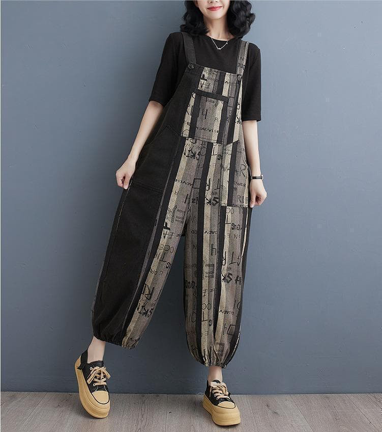 大きいサイズ レディース サロペット　オーバーオール　秋冬　新品 デニム｜詳細画像