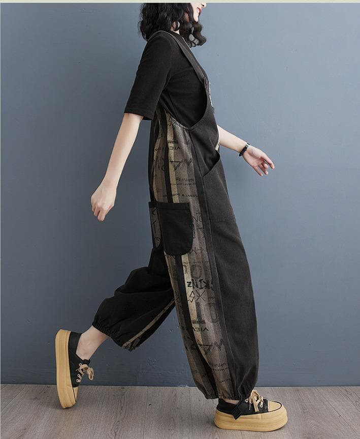 大きいサイズ レディース サロペット　オーバーオール　秋冬　新品 デニム｜詳細画像