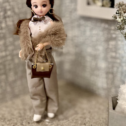 22cmドール ボーイフレンドサイズお洋服3点セット【blue】 おもちゃ