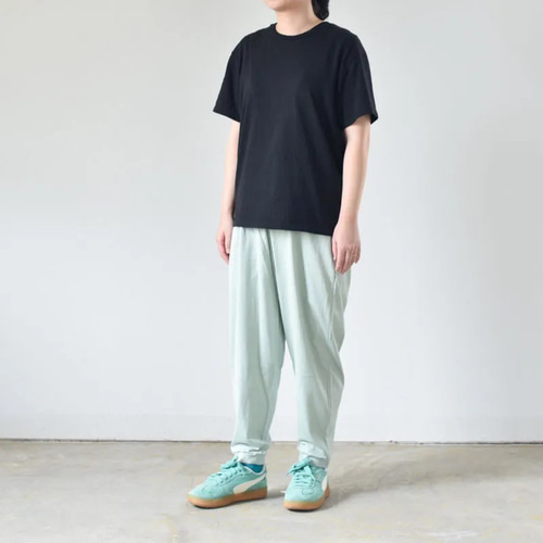 yohaku ドバイパンツ｜ベロア素材 ネイビー｜ユニセックス1サイズ