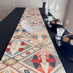 ◼︎C1018◼︎高級袋帯 正絹 テーブルランナー(〜280cm) その他