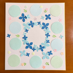 A7》メッセージが書ける花束 （イエロー ）☆クラフトパンチ その他