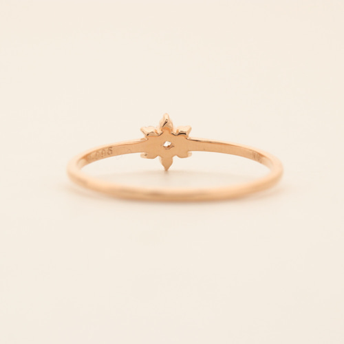 K18PG】六花（りっか）ダイヤモンドリング 指輪・リング EggPlant 通販