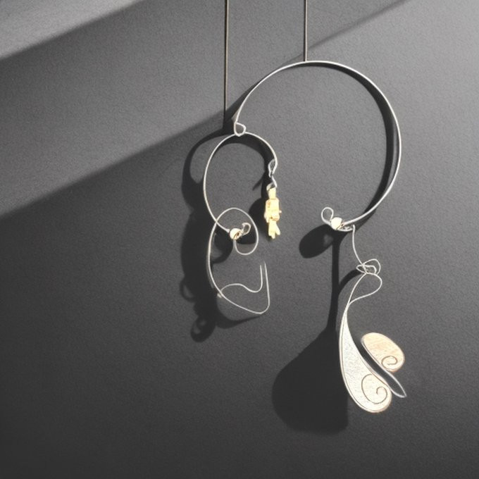 ◆春の風モビール(ひな祭と蕾)