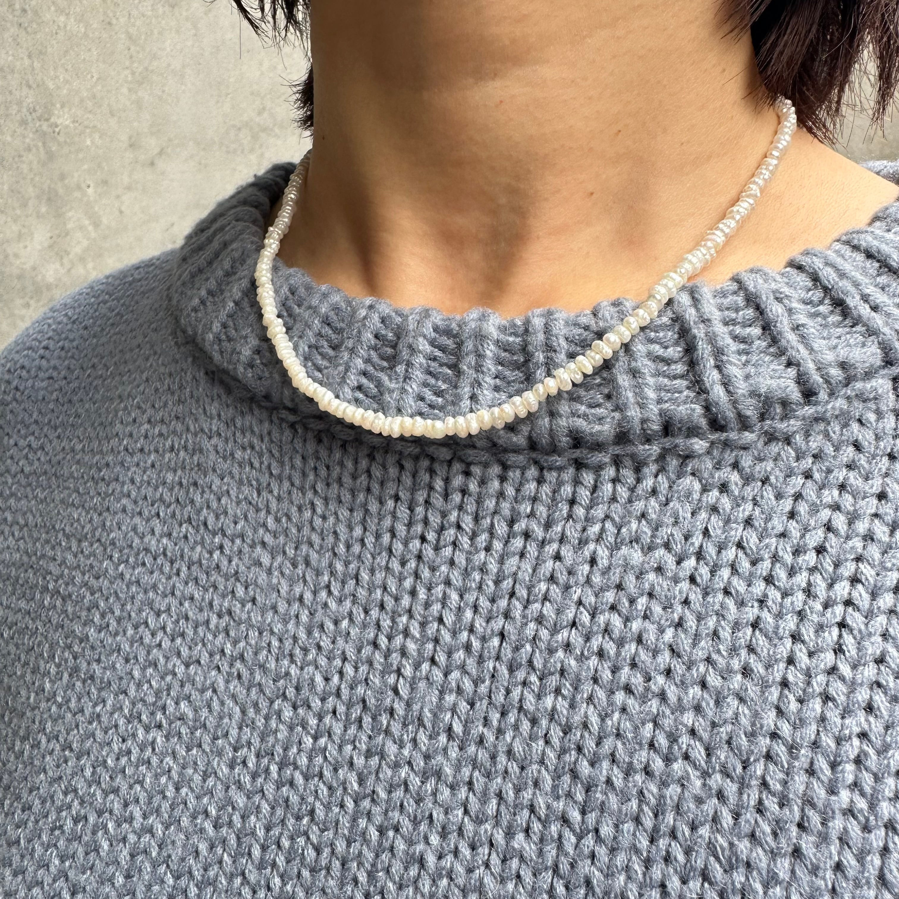 ライスパール ショートネックレス WH【14金GF】