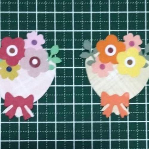 クラフトパンチ アルバム 飾り ペーパー クラフト 花束 北欧 ブーケ