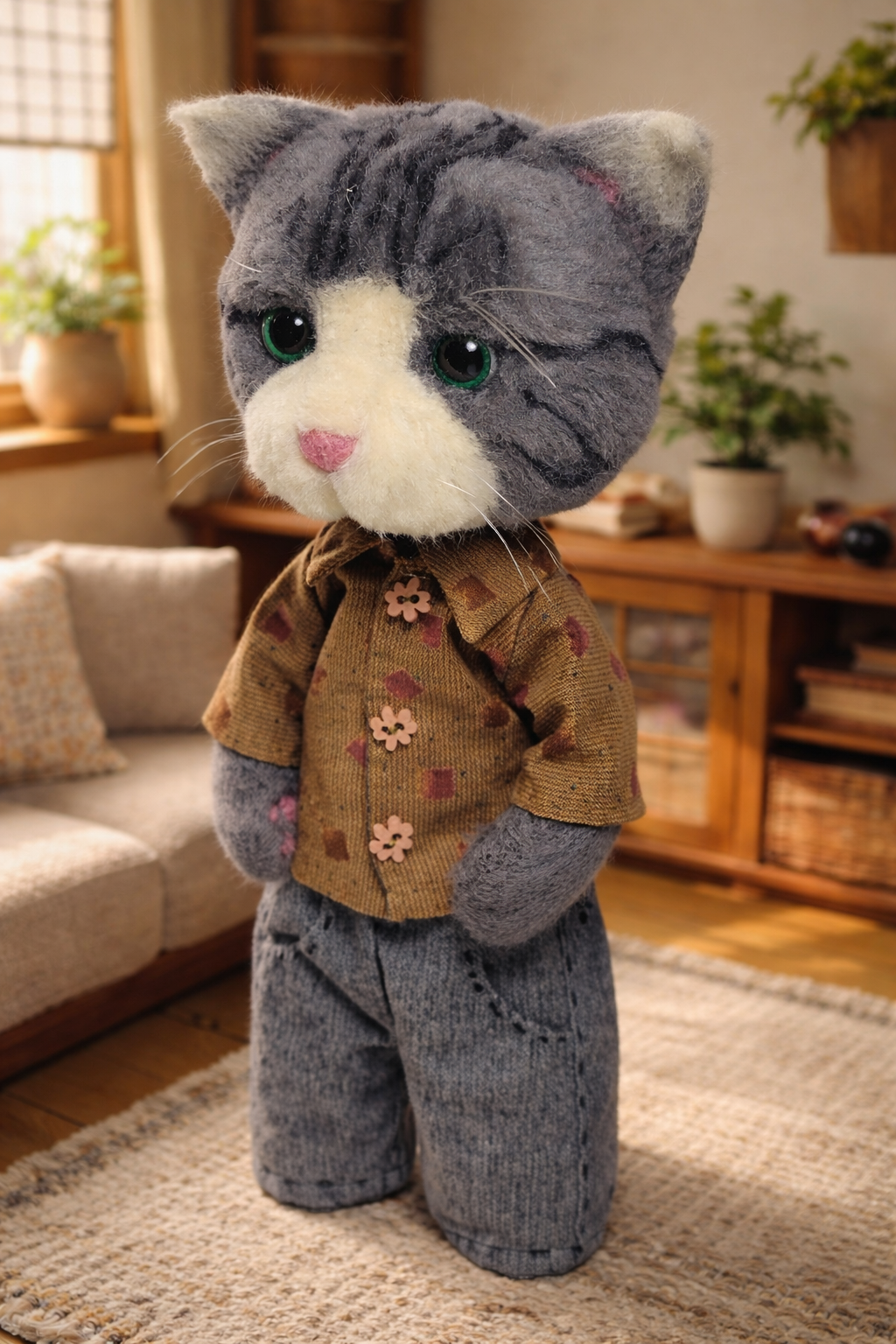 麦わら帽子の猫さん③着せ替え