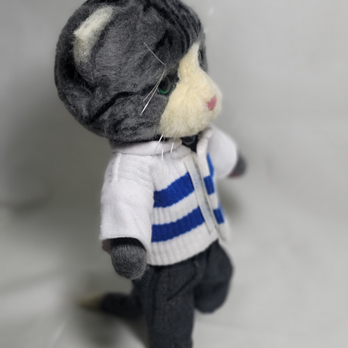 麦わら帽子の猫さん③着せ替え 羊毛フェルト rascar 通販 20378926