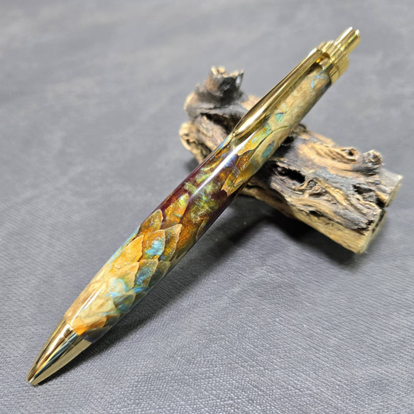 ユリノキ レジンボールペン【送料・ギフトボックス無料・当日発送】331