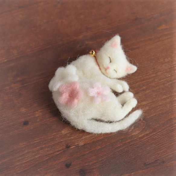 小箱ねこ◆花　Φ10cm★全国発送一律４００円 5枚目の画像