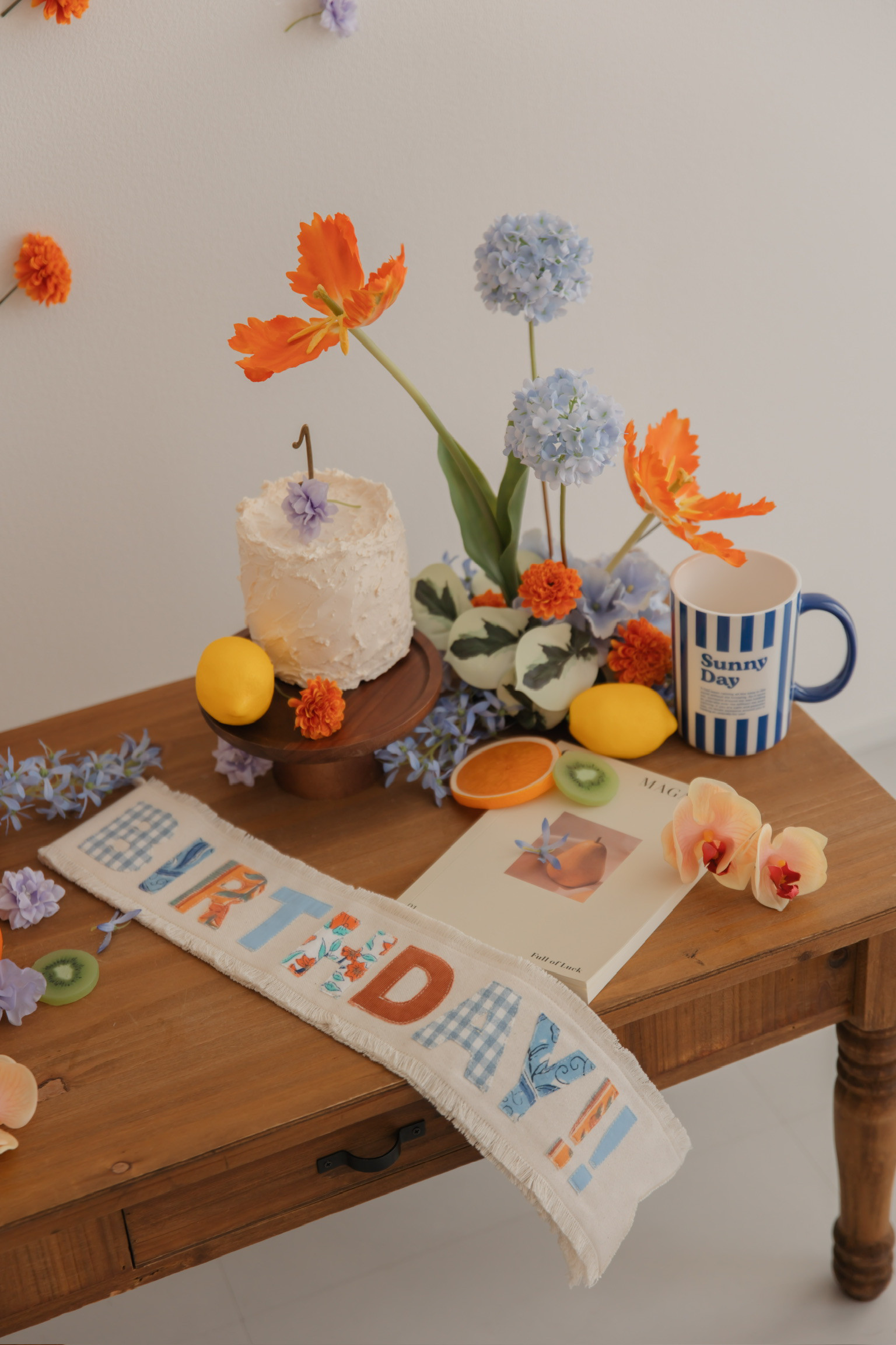 【バースデーグッズ簡単レンタル】お誕生日　ハーフバースデー　ファーストバースデー　BREEZE