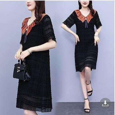 大きいサイズ レディース 春 夏 ワンピース　新品 半袖　秋 4,904円