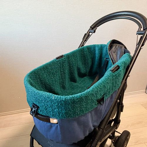 エアバギードーム3 ラージ専用】コットカバー｜デニム×ボア