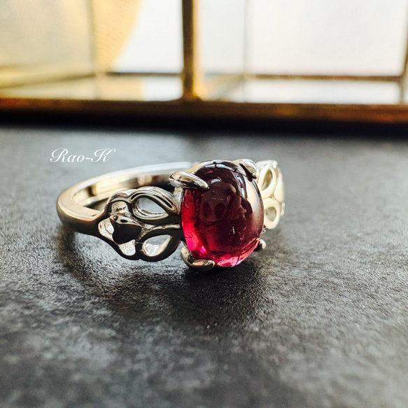 明るい鮮やかな赤!!★アメリカ産レッドベリル★リング、ペンダントオーダー受付中 明るい鮮やかな赤!!☆アメリカ産レッドベリル☆リング、ペンダント