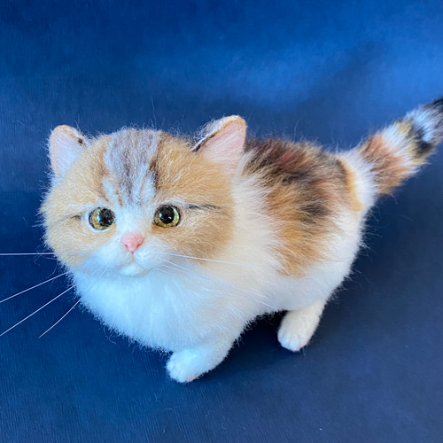 羊毛フェルト 猫 ハンドメイド Lala 5ab67e8ad34159f097a070e92da62b