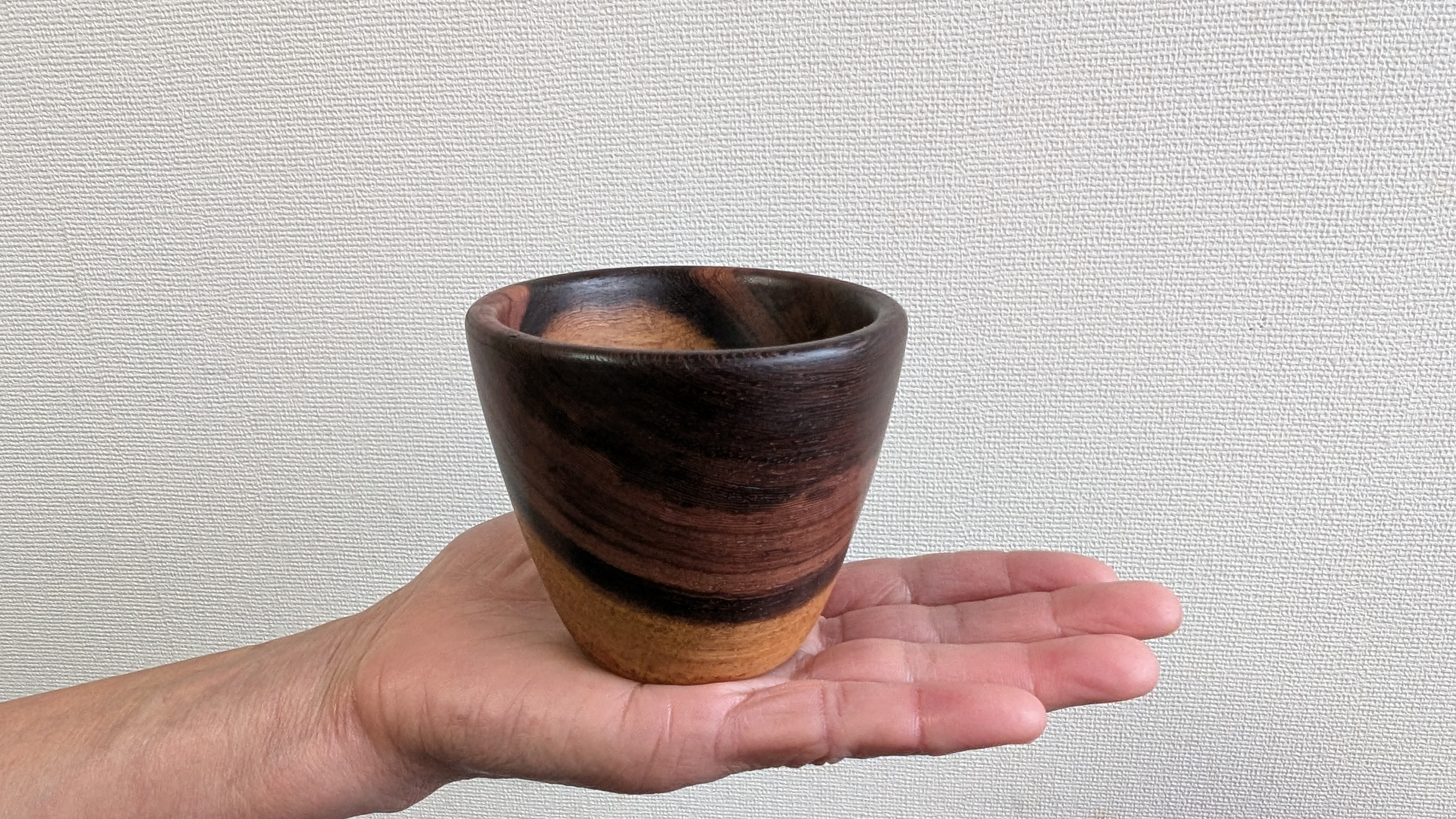 鉄刀木のカップ