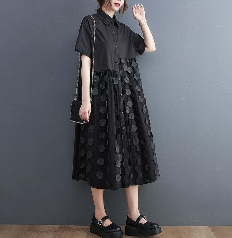 大きいサイズ レディース ワンピース　春夏 秋 新品 半袖