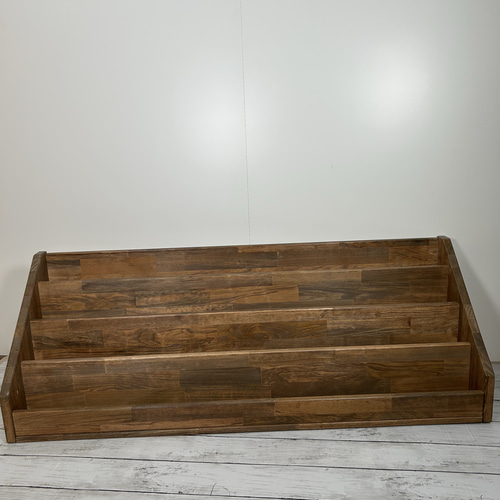 ぽんず様 絵本棚上段のみ 本棚・絵本棚・マガジンラック Kei Crafted