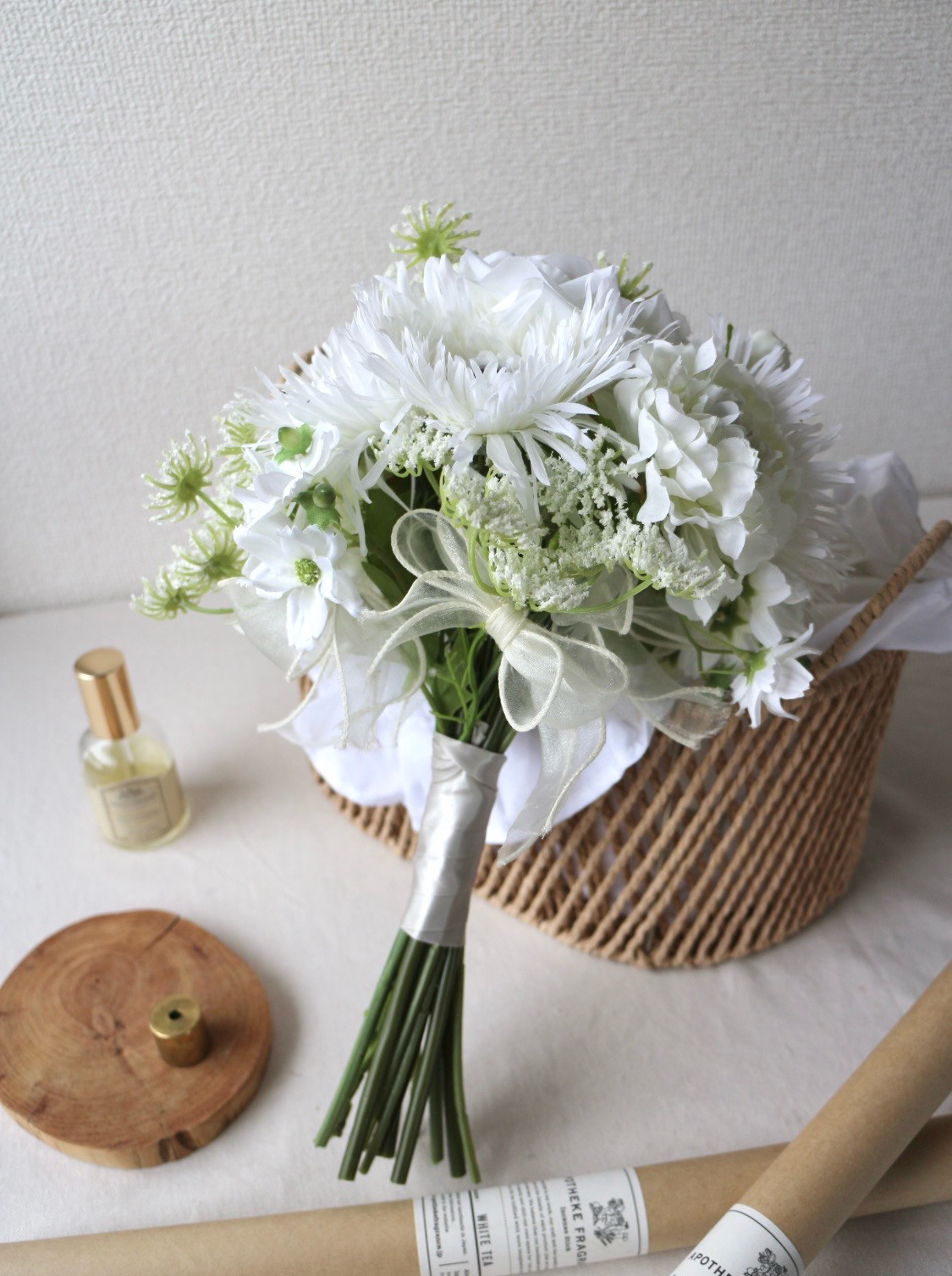 Gerbera &Rose bouquet アーティフィシャルフラワー