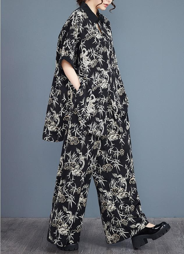 大きいサイズ レディース セットアップ　パンツ　春夏 秋 新品 半袖