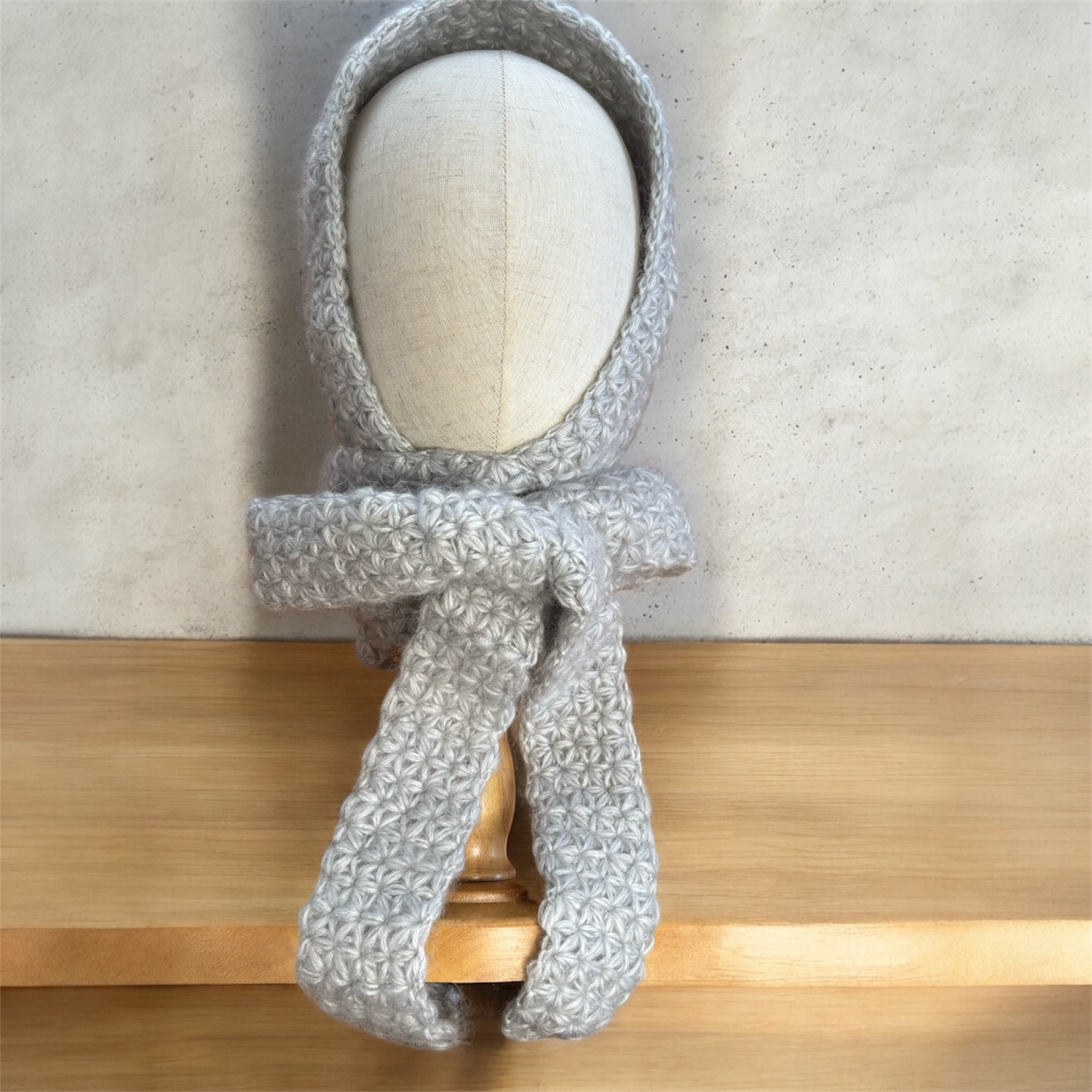 フード付きマフラー